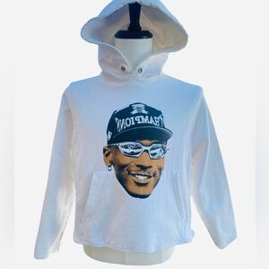 Jordan hoodie reverse weeve white SZ small